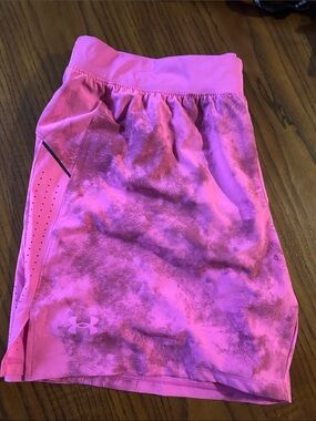 Under Armour Hot Pink Tie-Dye Athletic Skort